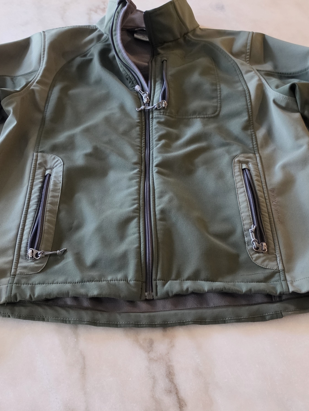 Black Diamond Men's Green Softshell Performance Jacket